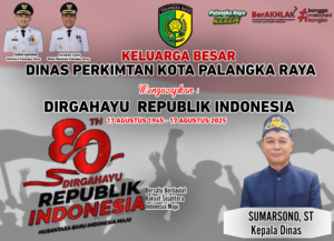 KADIS PERKIMTAN KOTA PKY HUT RI KE 80 LANGKAH KALTENG