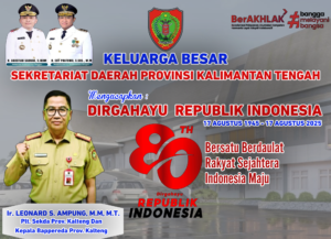 SEKDA KALTENG HUT RI KE 80 LANGKAH KALTENG