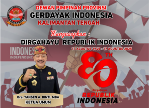 YANSEN A. BINTI HUT RI KE 80 LANGKAH KALTENG